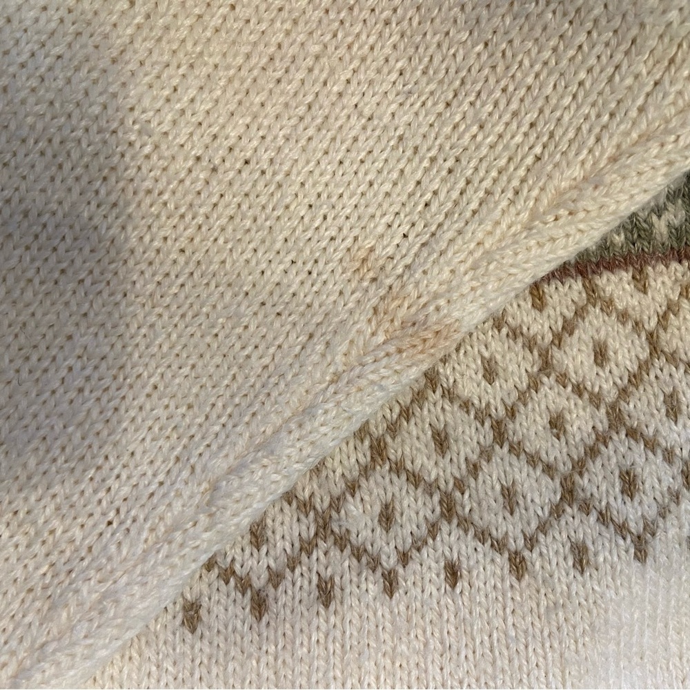 Vintage Cottagecore Granny Sweater Ramie Blend Women’s Size Small-Medium - Picture 8 of 9